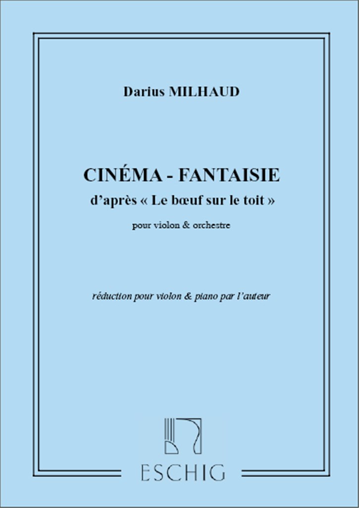 Cinéma-Fantaisie d'après Le boeuf sur le toit